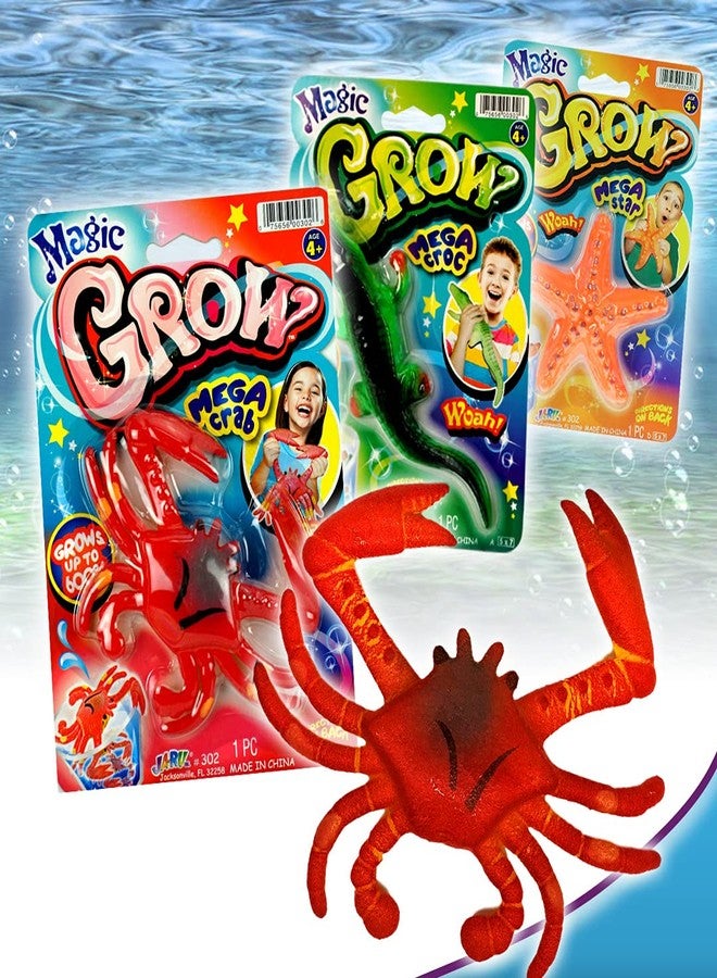 JA-RU Magic Grow Ocean Themed Water Animals (6 Packs Assorted) Beach Life Theme Toys | Bulk Expanding Bath and Pool Toys for Kids & Adults. Sea Creatures Party Toys and Goodie Bags. 302-6p - Image 5